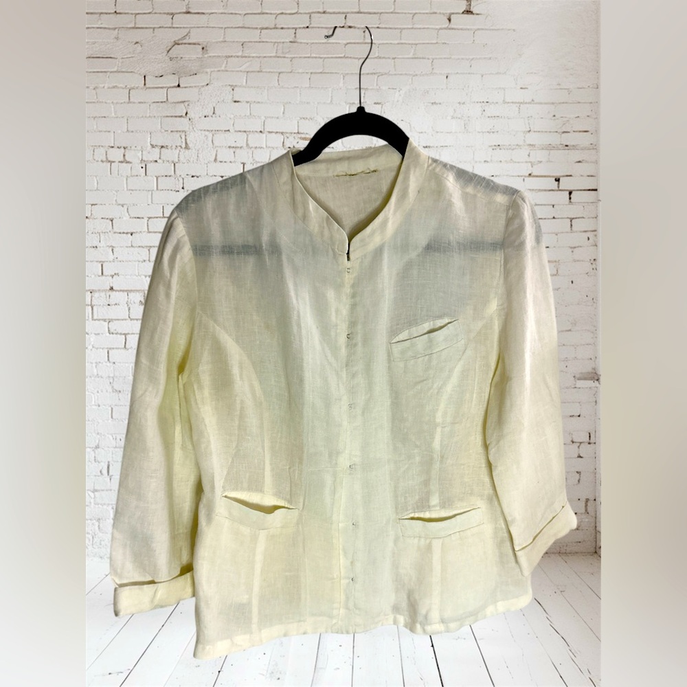Moonlight, Irish linen Capri Set Women’s Vintage Petite Medium